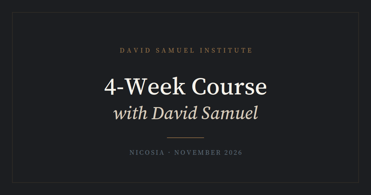 4-Week Course with David Samuel cover